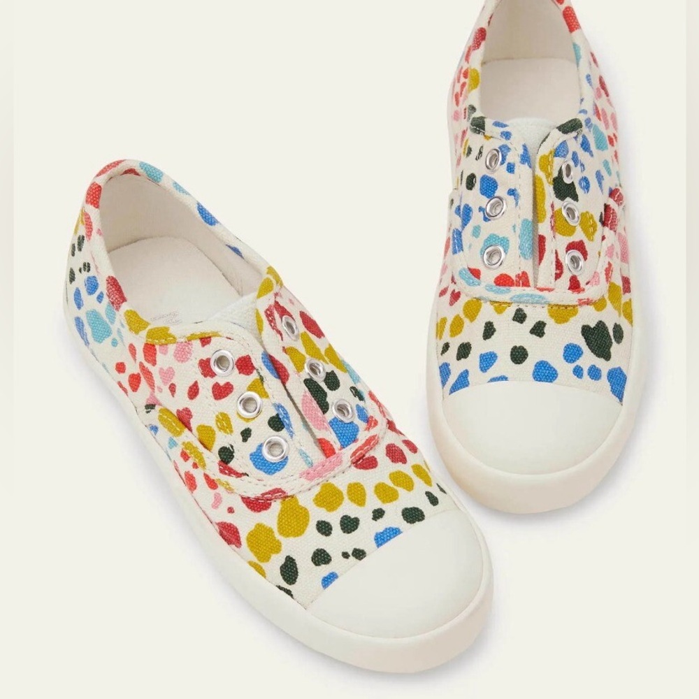 Mini Boden Laceless Canvas Pull-ons